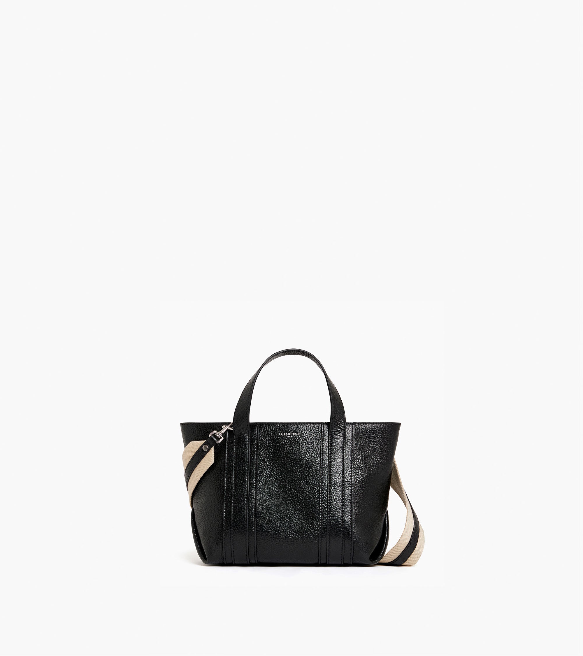 Grace mini grained leather tote bag