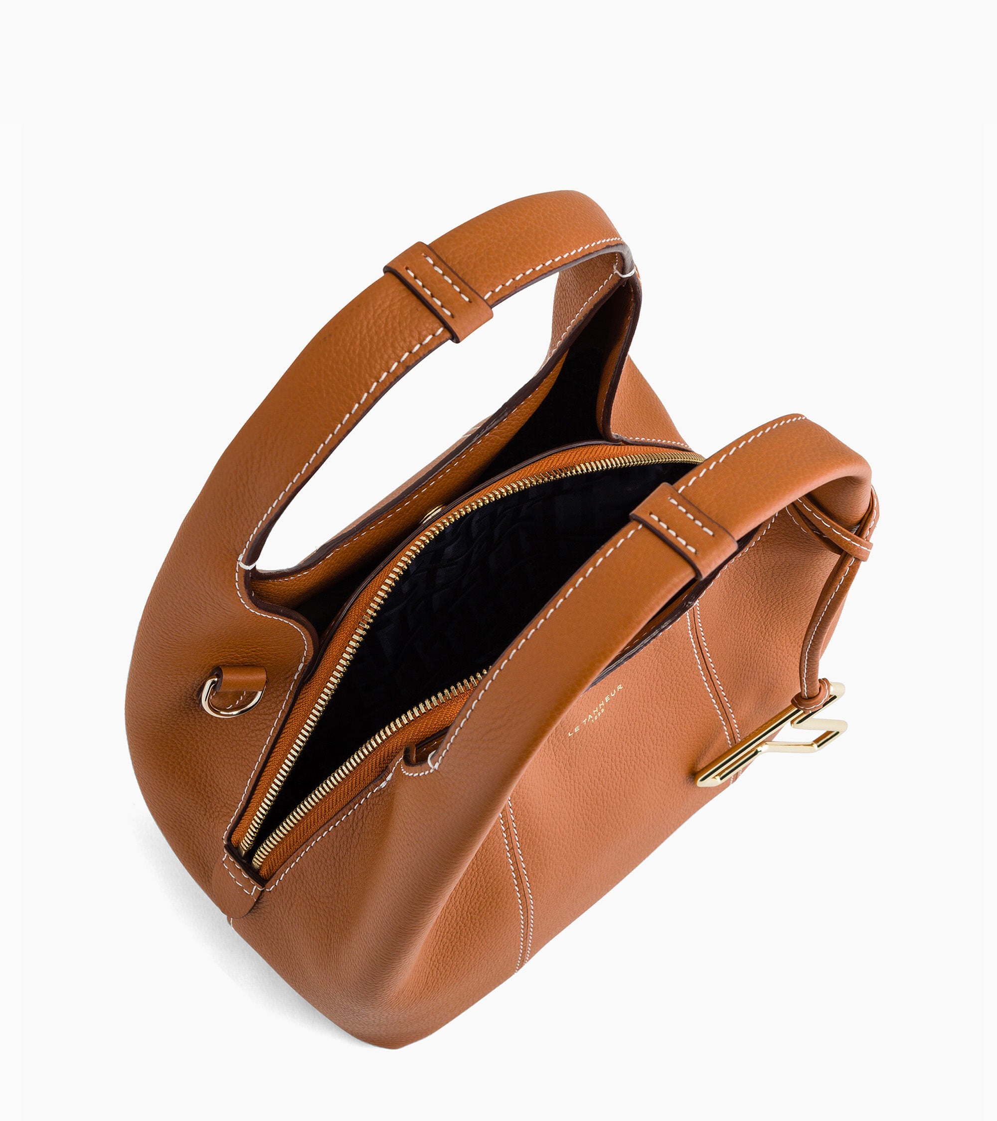 Small Juliette pebbled leather handbag