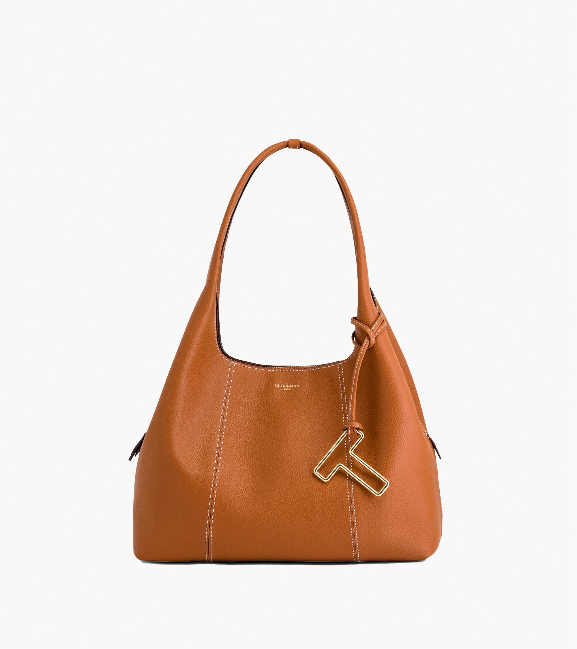 Medium Juliette pebbled leather shoulder bag