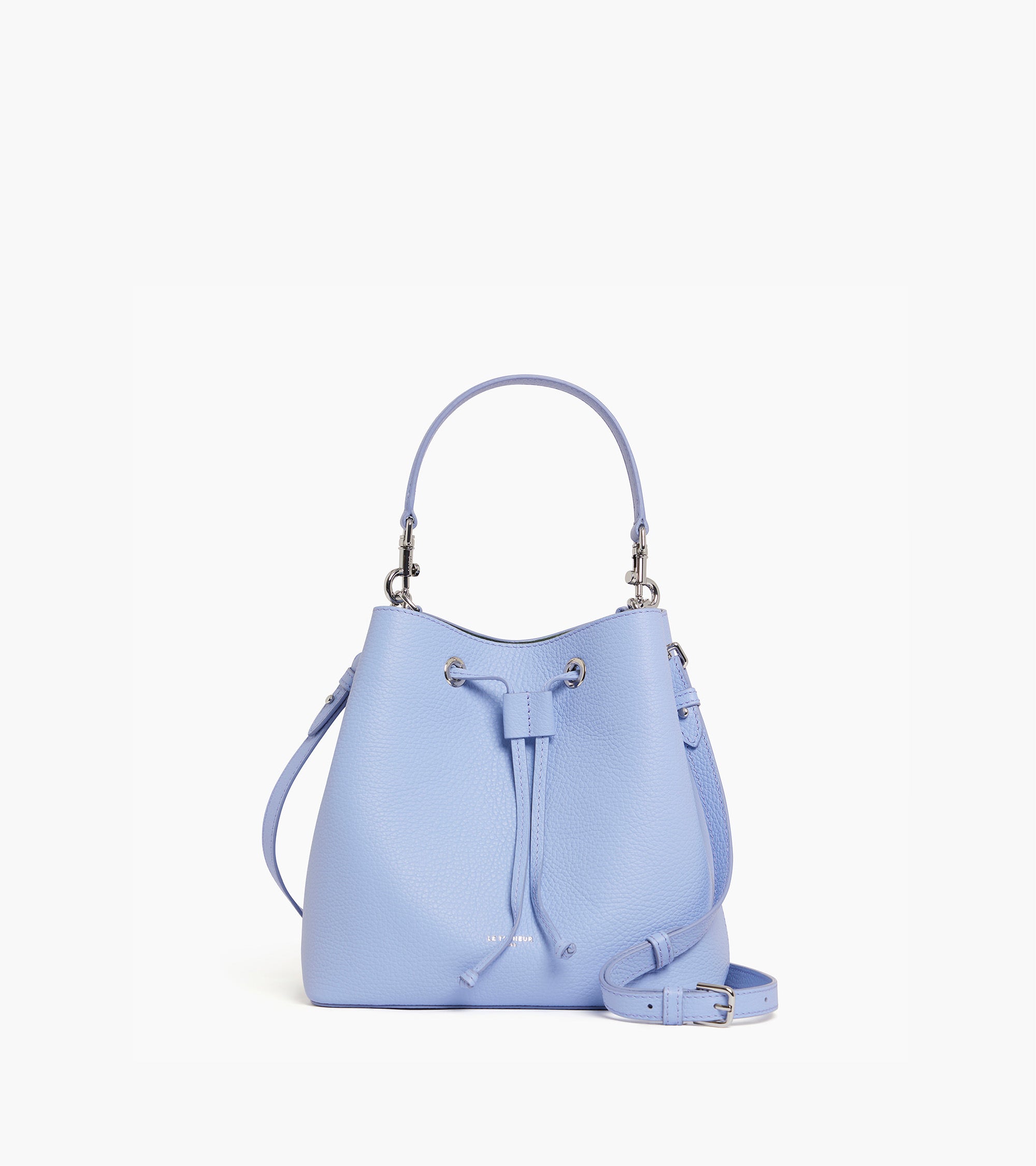 Louise bucket bag in pebbled leather