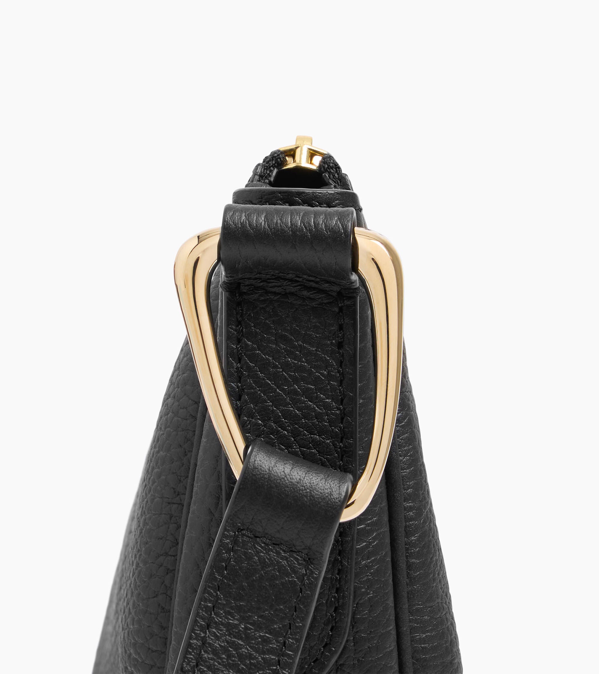 Madeleine grained leather baguette bag
