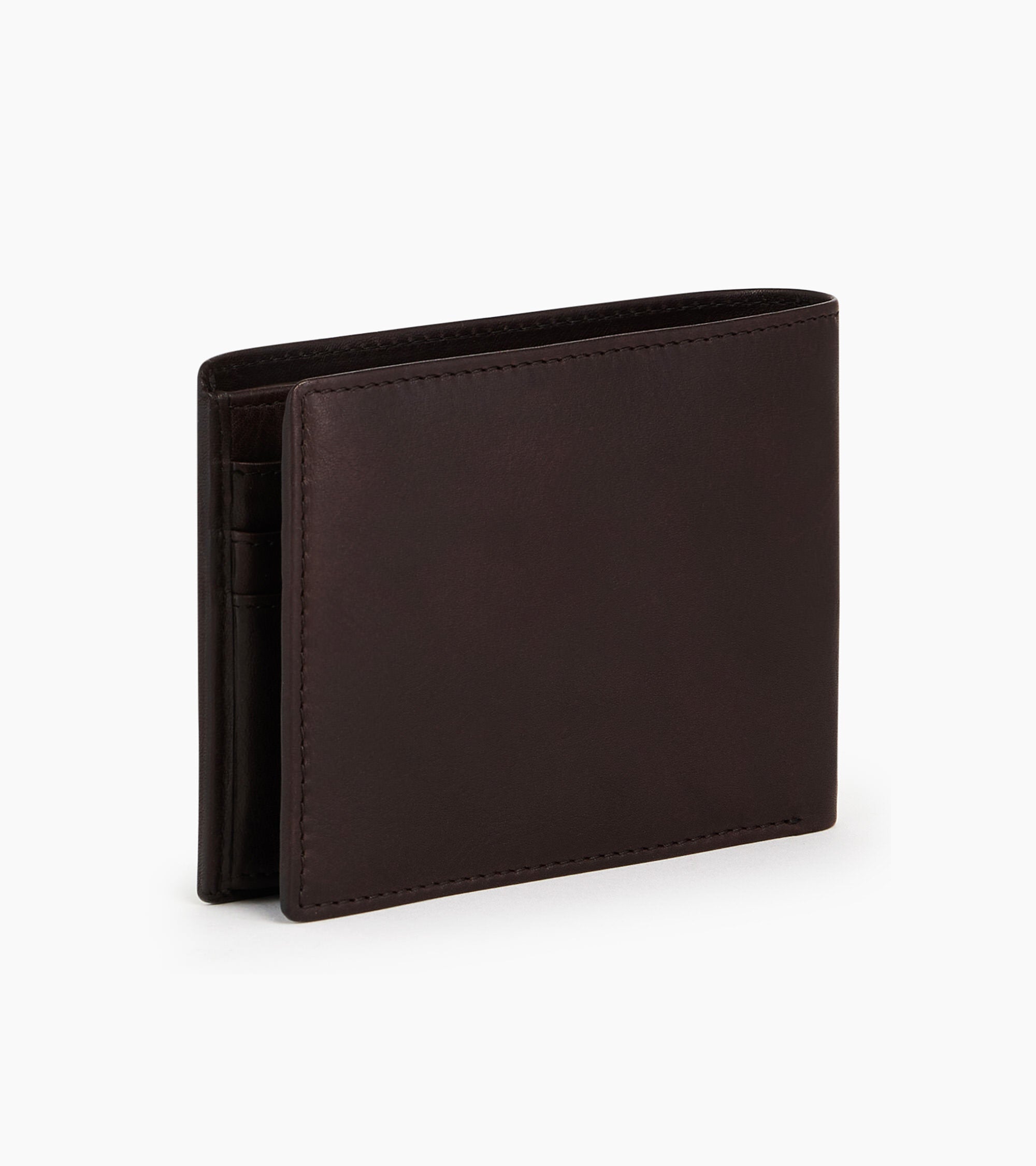 Gary medium horizontal wallet model 2 flaps in oiled leather
