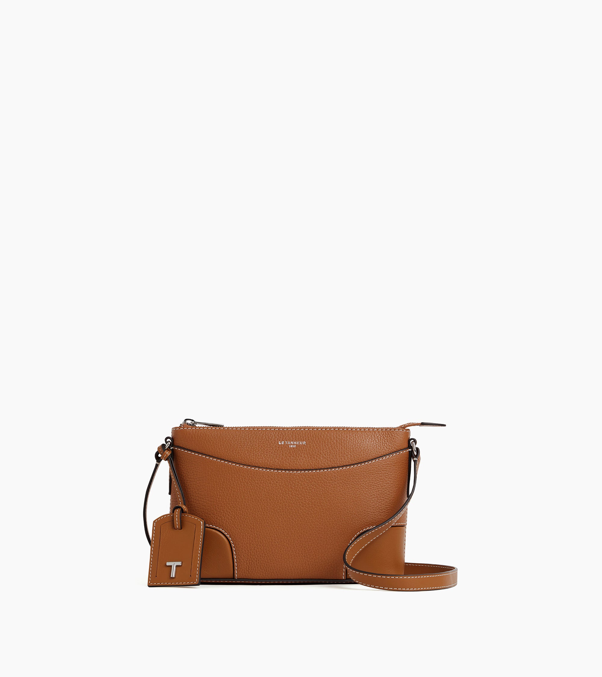 Romy small smooth grained shoulder bag